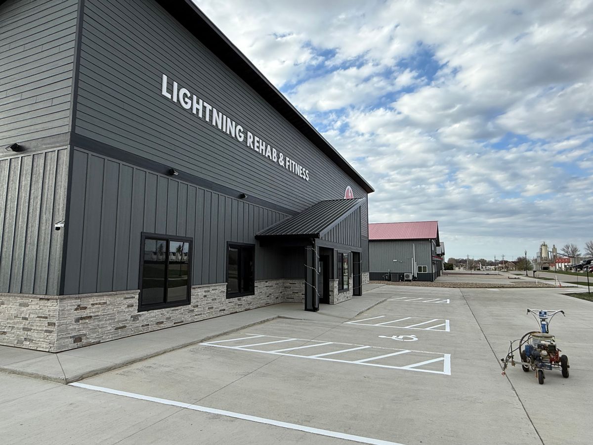 Line Striping for Midwest Line Striping LLC in Spirit Lake, IA