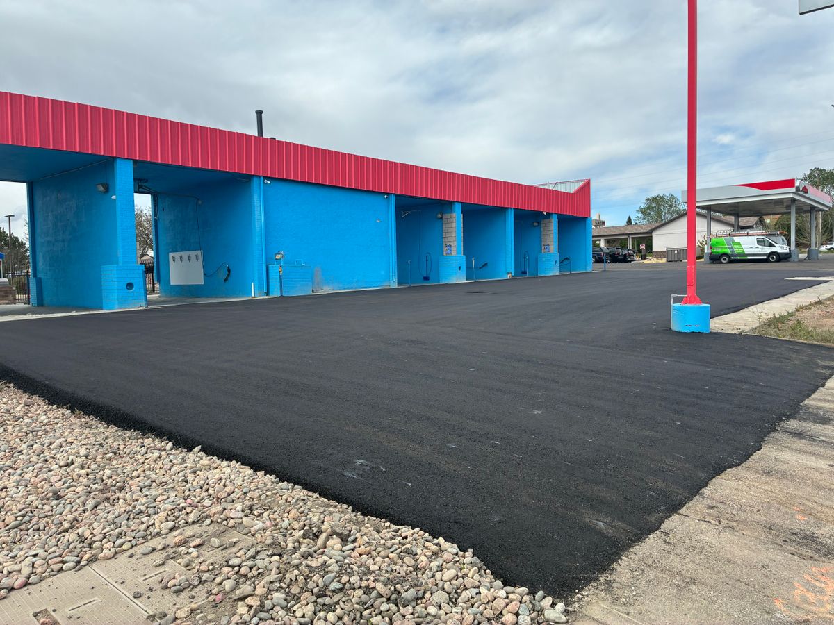 Asphalt Parking Lot Construction for Cornejo Materials and Asphalt in Pueblo, CO