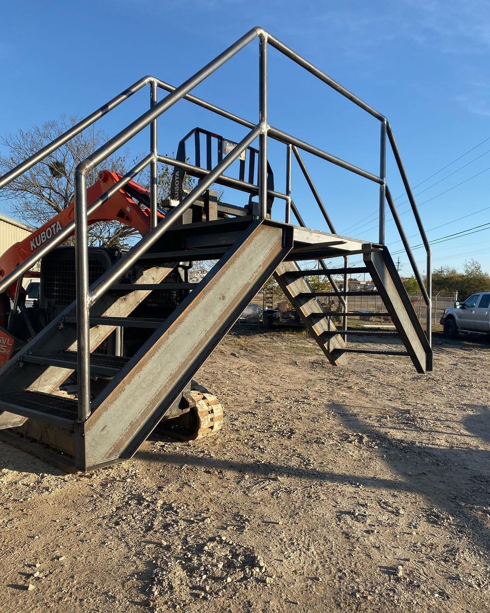 Metal Structure for Beaty Construction in Tioga, TX