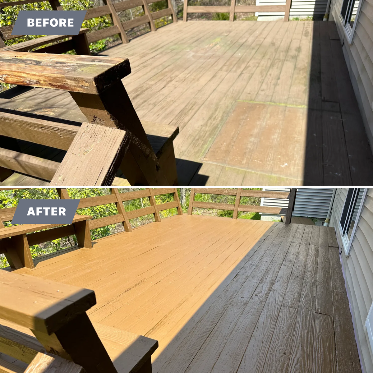 Deck & Patio Cleaning for America First Power Washing Services in Brewster,  NY