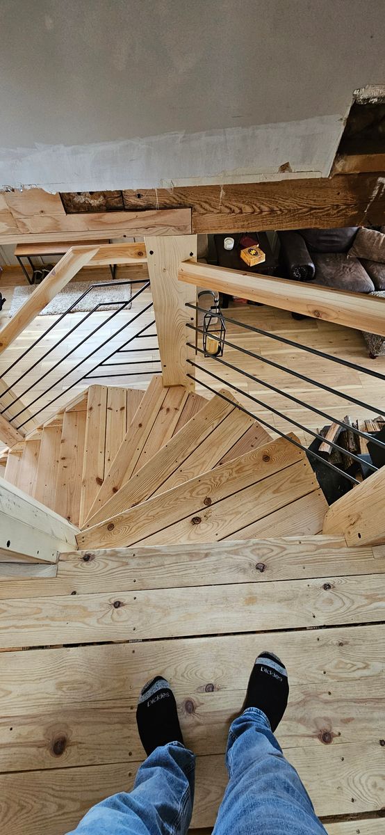 Custom Stairways for Timber Concepts  in Oconto, WI