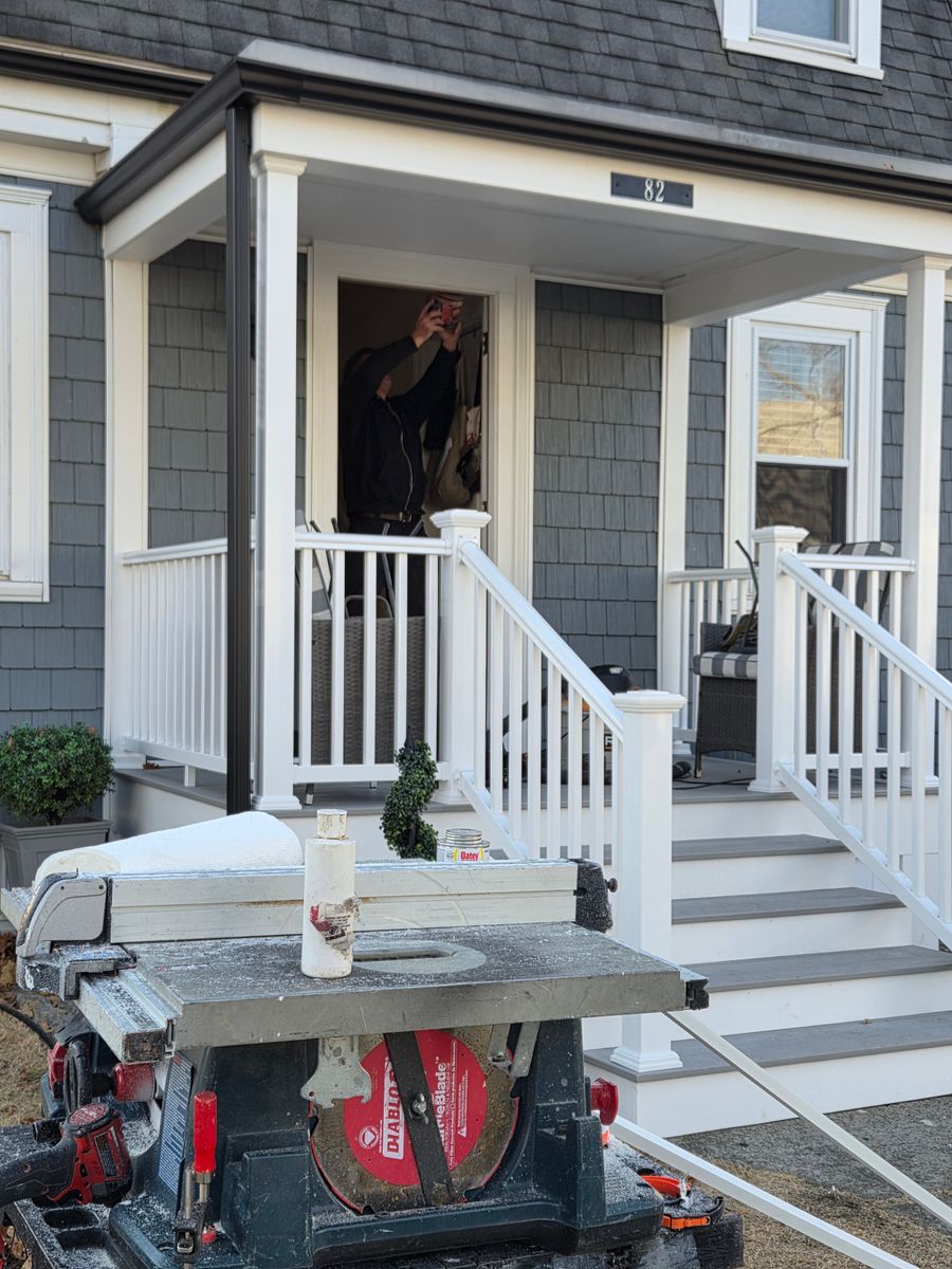 Deck Construction for Tuplin and Sons  in Braintree, MA