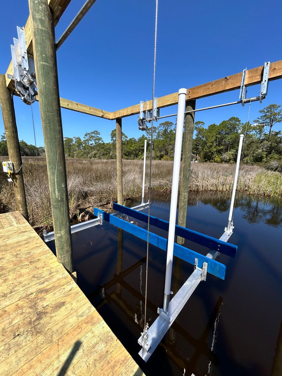 Boat lifts/ Boat house for J&H Land and Marine in Panama City, FL