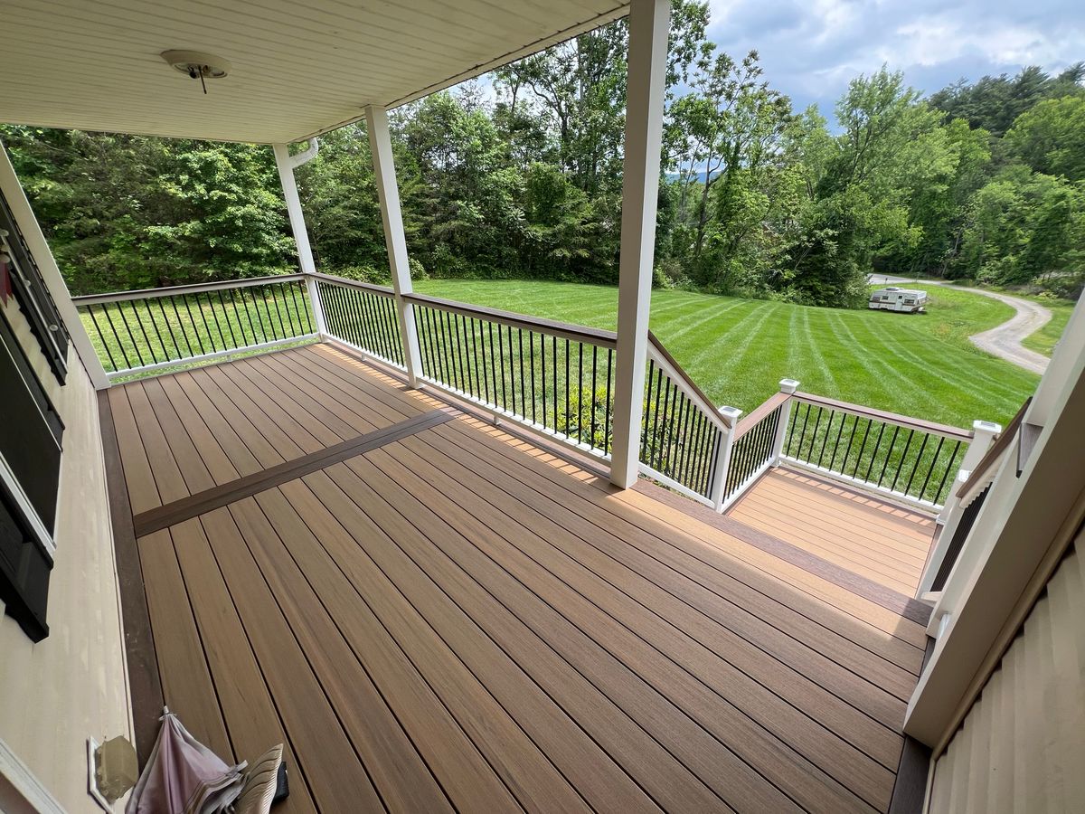 Deck & Patio Installation for Redwood Construction in Asheville, NC