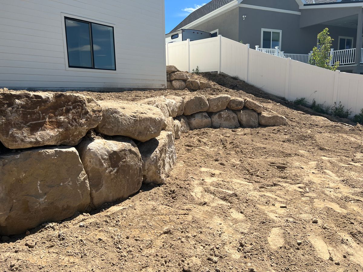 Site Preparation for Premier Rockwall & Excavating in Utah County, UT