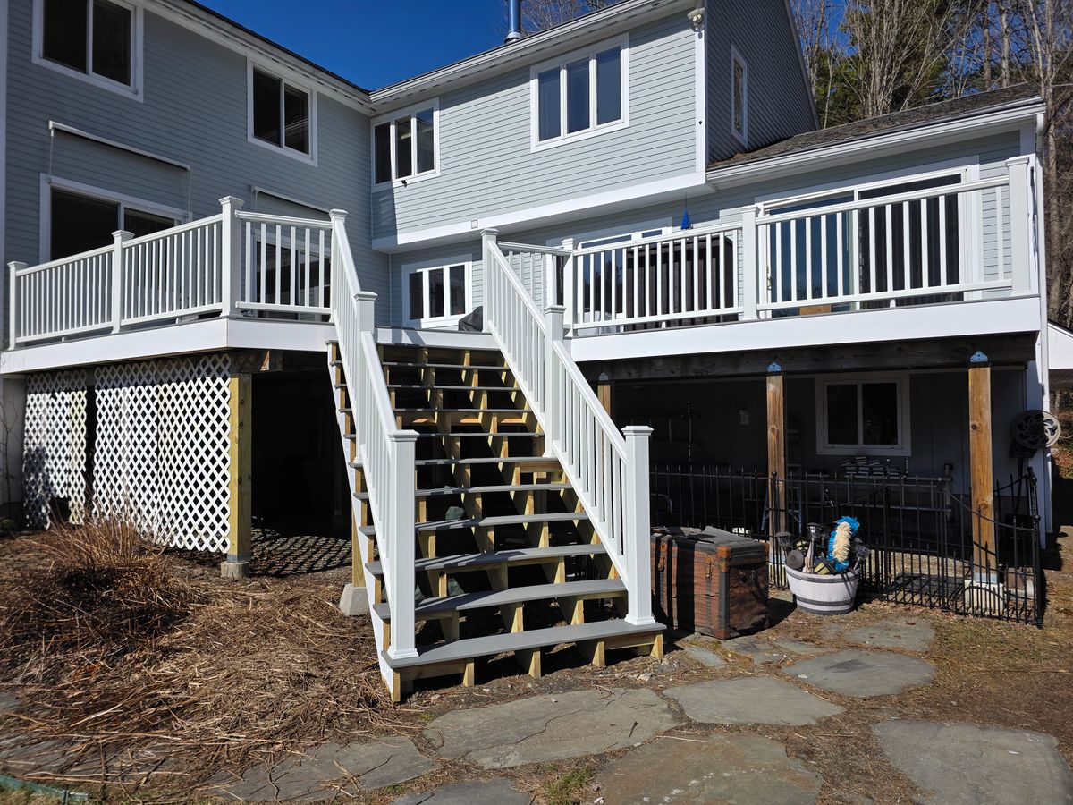 Deck and Patio Installation for Murphy's Tech & Trade in Sullivan County, NH