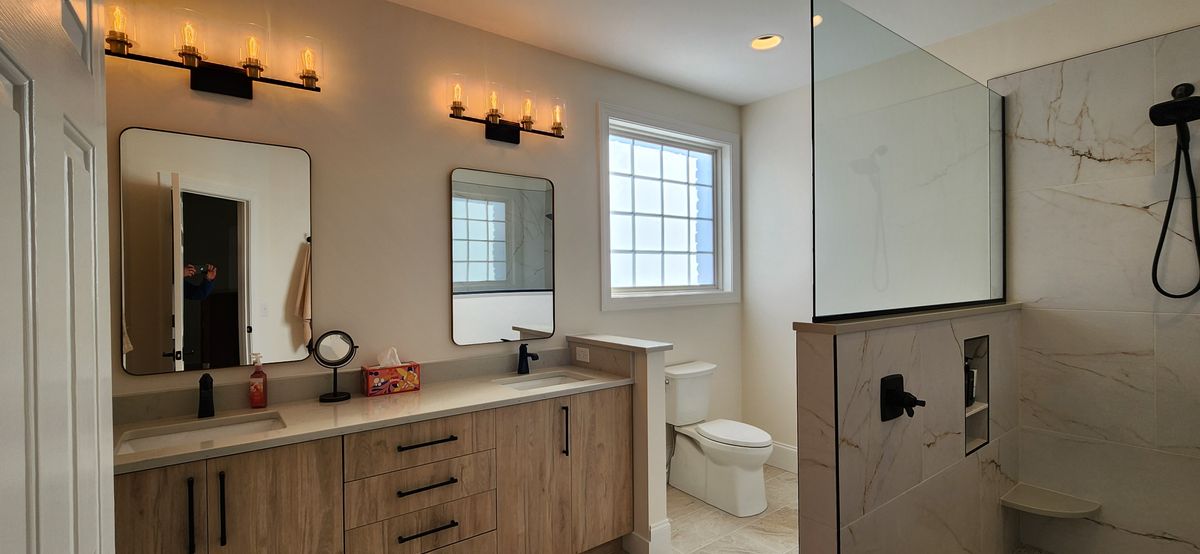 Bathroom Renovation for Wind Rose Construction in Raleigh, NC