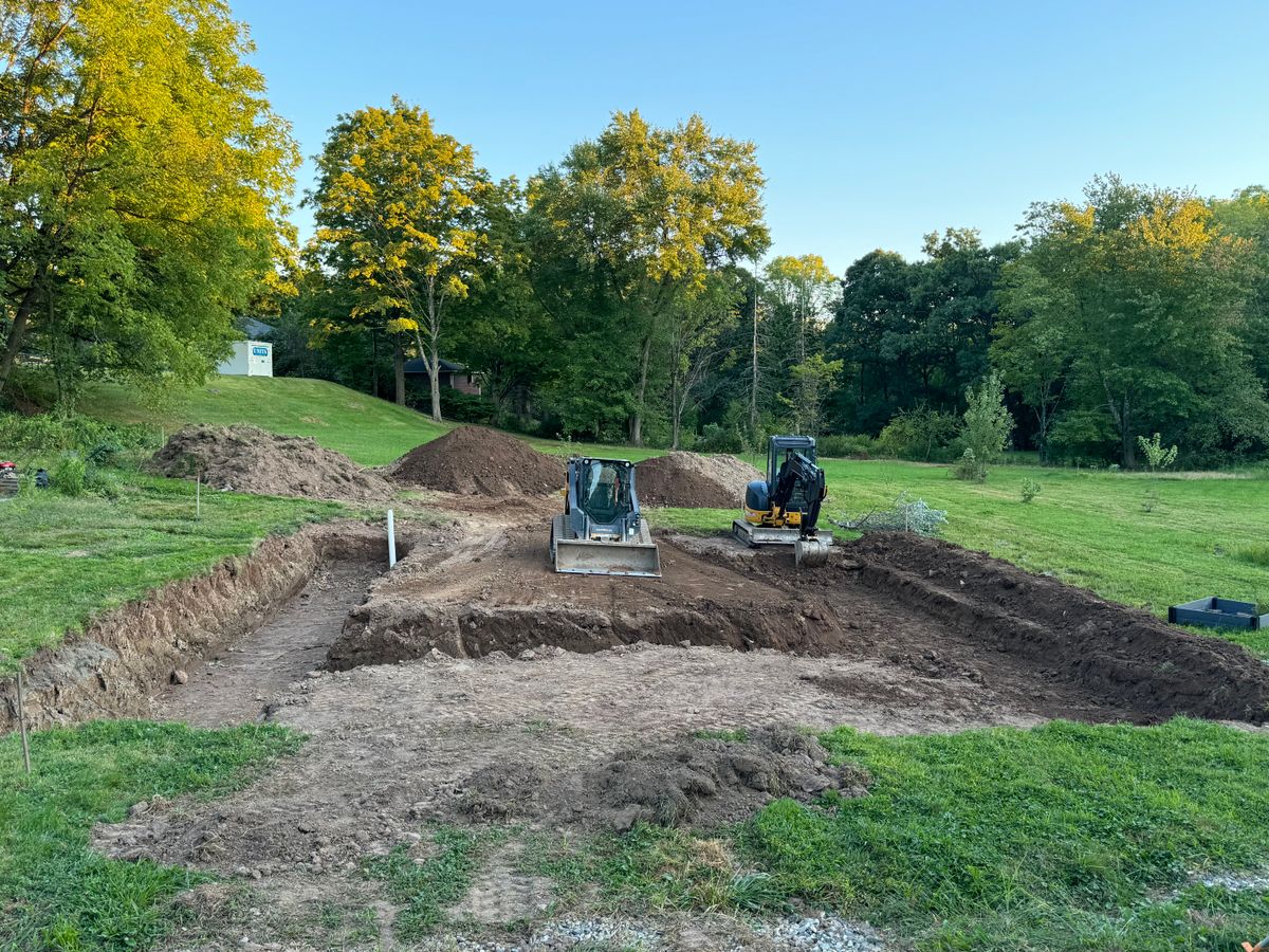 Site Work for Lennon Land Management in Suffield, CT