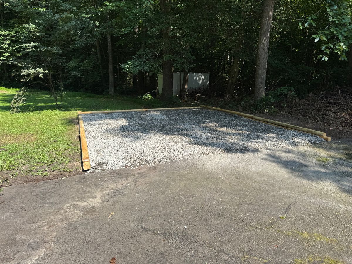 Rock Delivery and/or Installation for Robbie's Lawn & Landscape in Richmond, VA