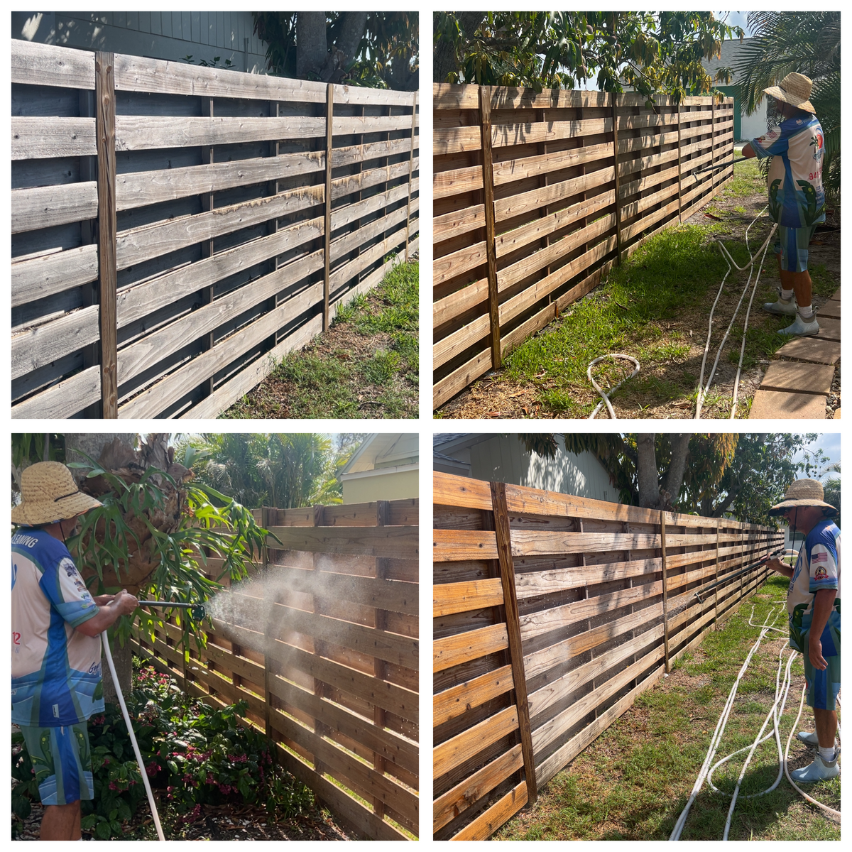 Fence Soft Wash Cleaning for My Soft Wash Guys in Venice, FL