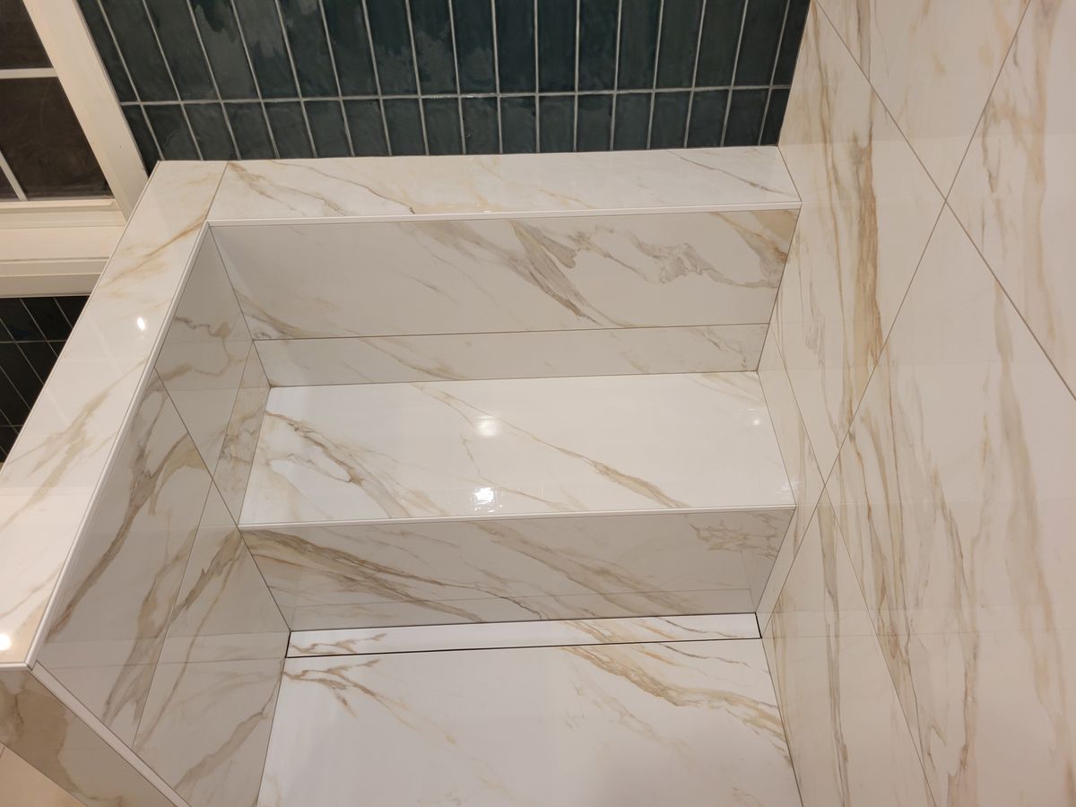 Porcelain panels and slabs tile installation for Unique Renovations in Will County,,  IL