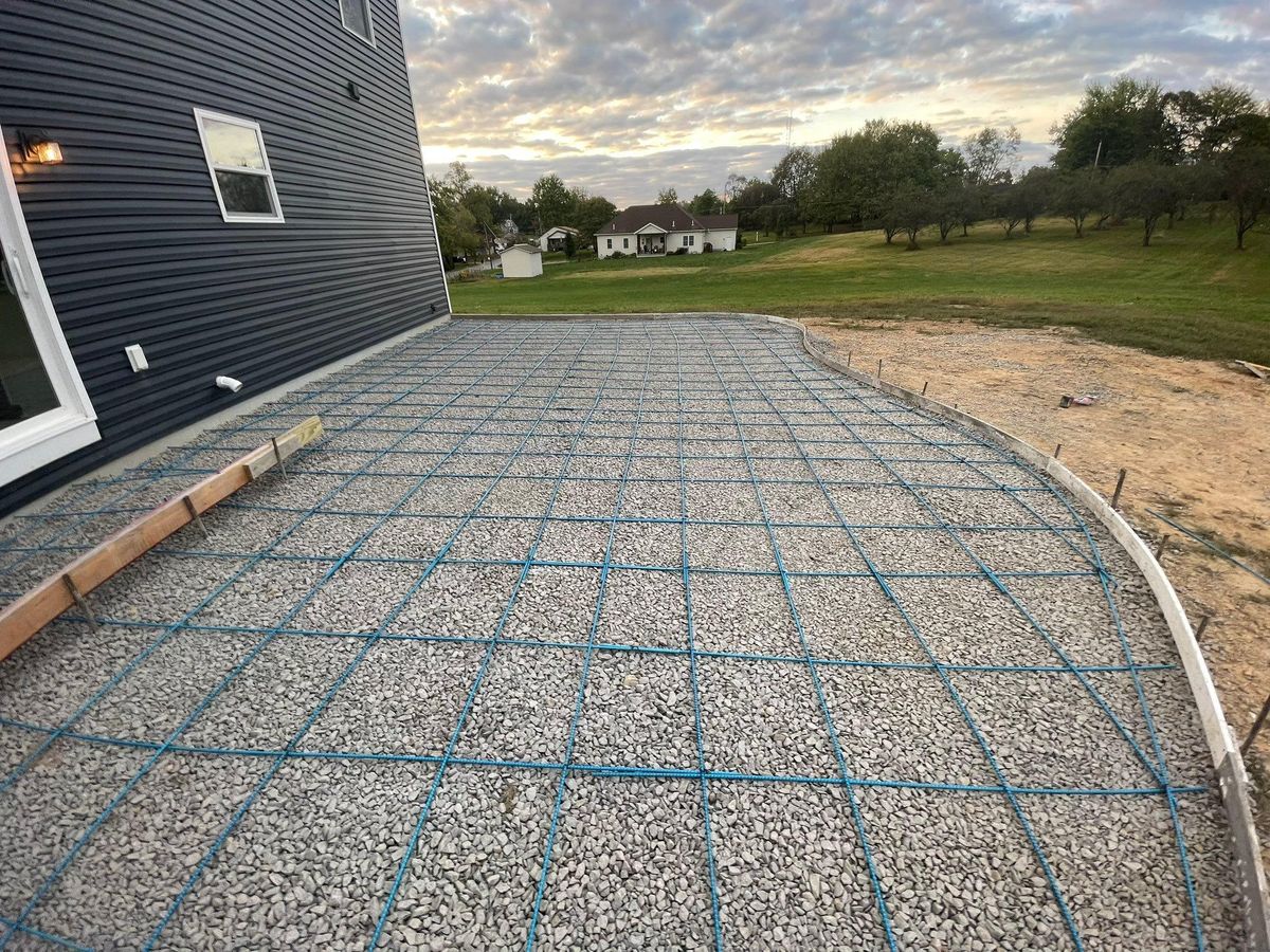 Concrete Driveway Installation for STS Custom Concrete in Butler County, PA