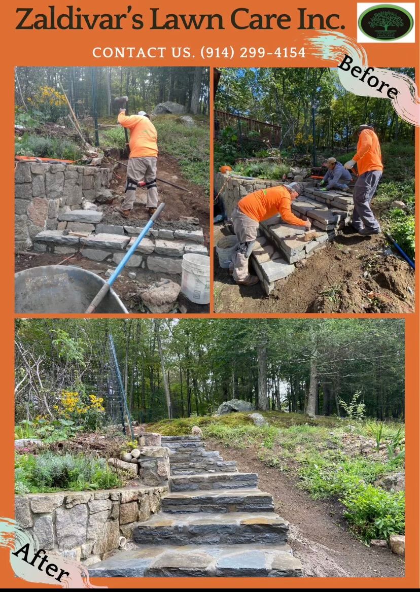 Patio Design & Construction for Zaldivar’s Lawn Care INC  in Peekskill, NY