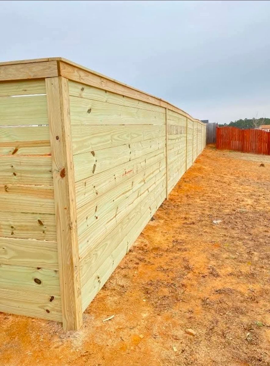 Fencing for All Out Construction in Atlanta, GA