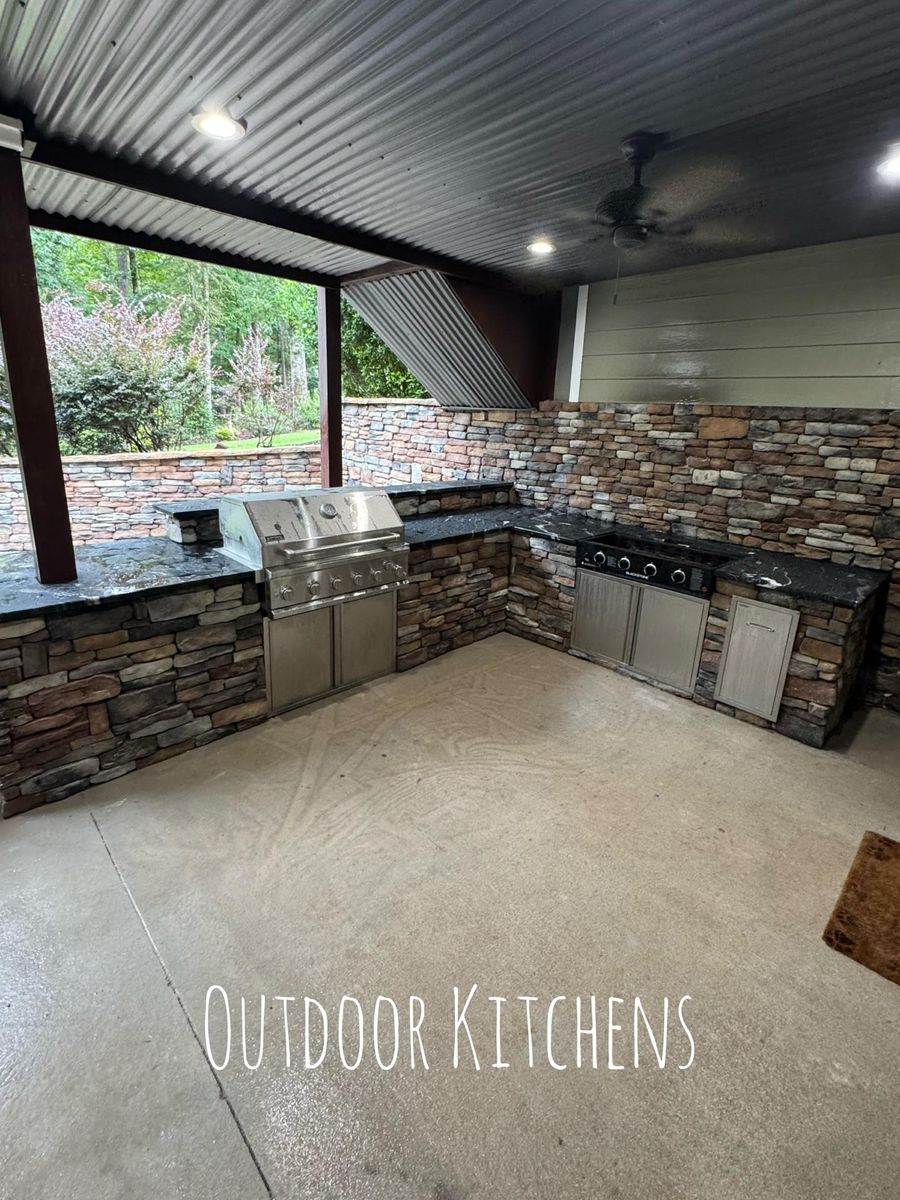 Outdoor Kitchens & Fire Pits for E&T Outdoor Pros in LaGrange, GA