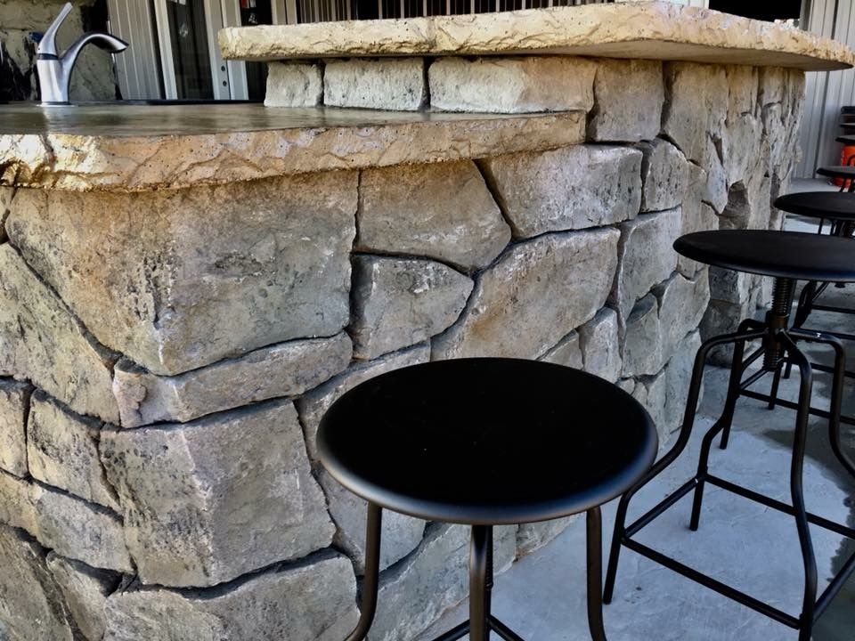 Custom Carved Concrete for Texas Curb N Borders in Houston, TX