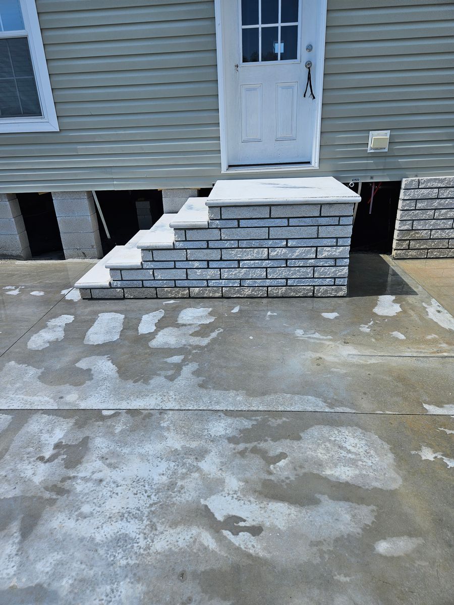 Stair Design & Installation for Clark Masonry in Lake County, FL