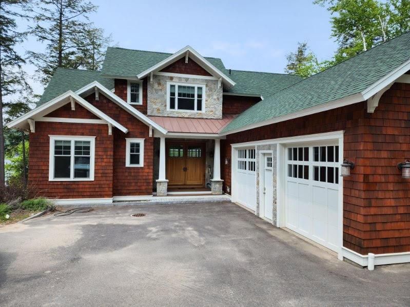 Cedar and Log Home Stain Refinishing for Jalbert Contracting LLC in Alton, NH