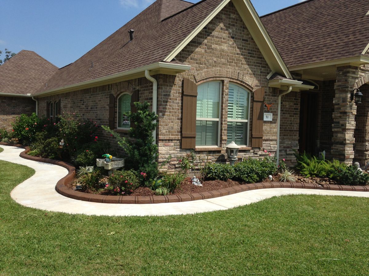 Landscaping for Texas Curb N Borders in Houston, TX