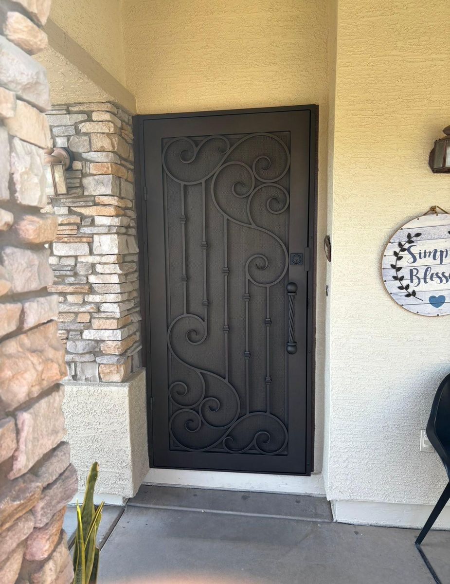 Ornamental Security Doors for Metal Art Deco in Glendale,  AZ