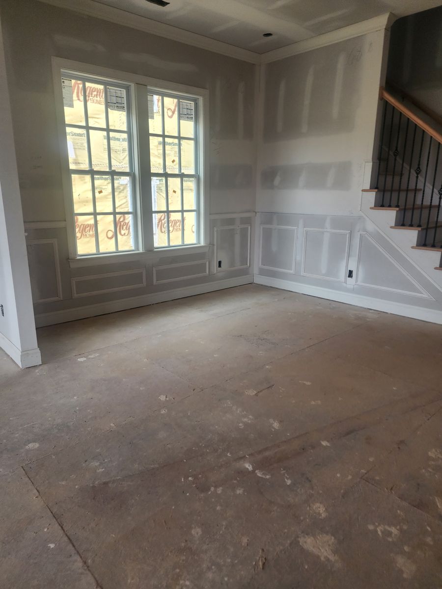 Hang and finish drywall for jeo painting llc in Huntsville, AL