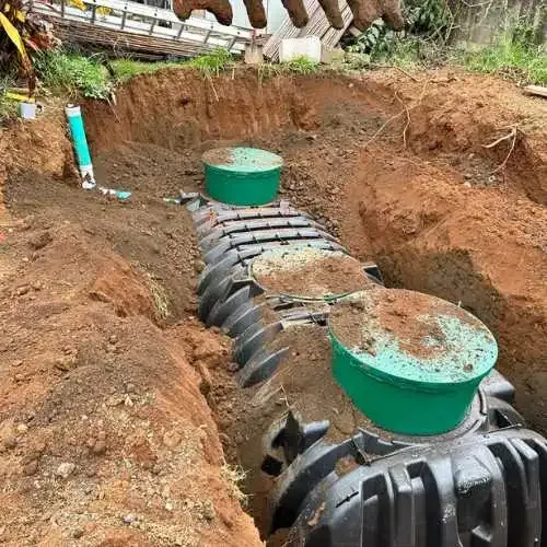 Septic System Installation for Mark Howard & Sons Logging & Excavating in Athens, TN