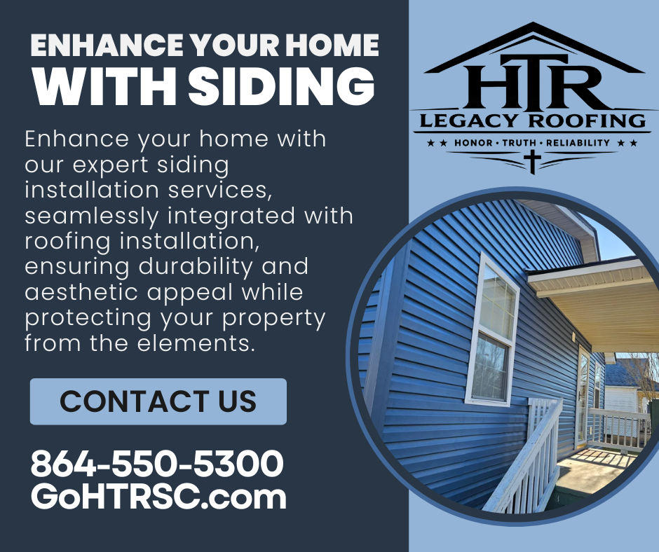 Siding and Gutter Installation for Hometown Roofing in Greenwood, SC