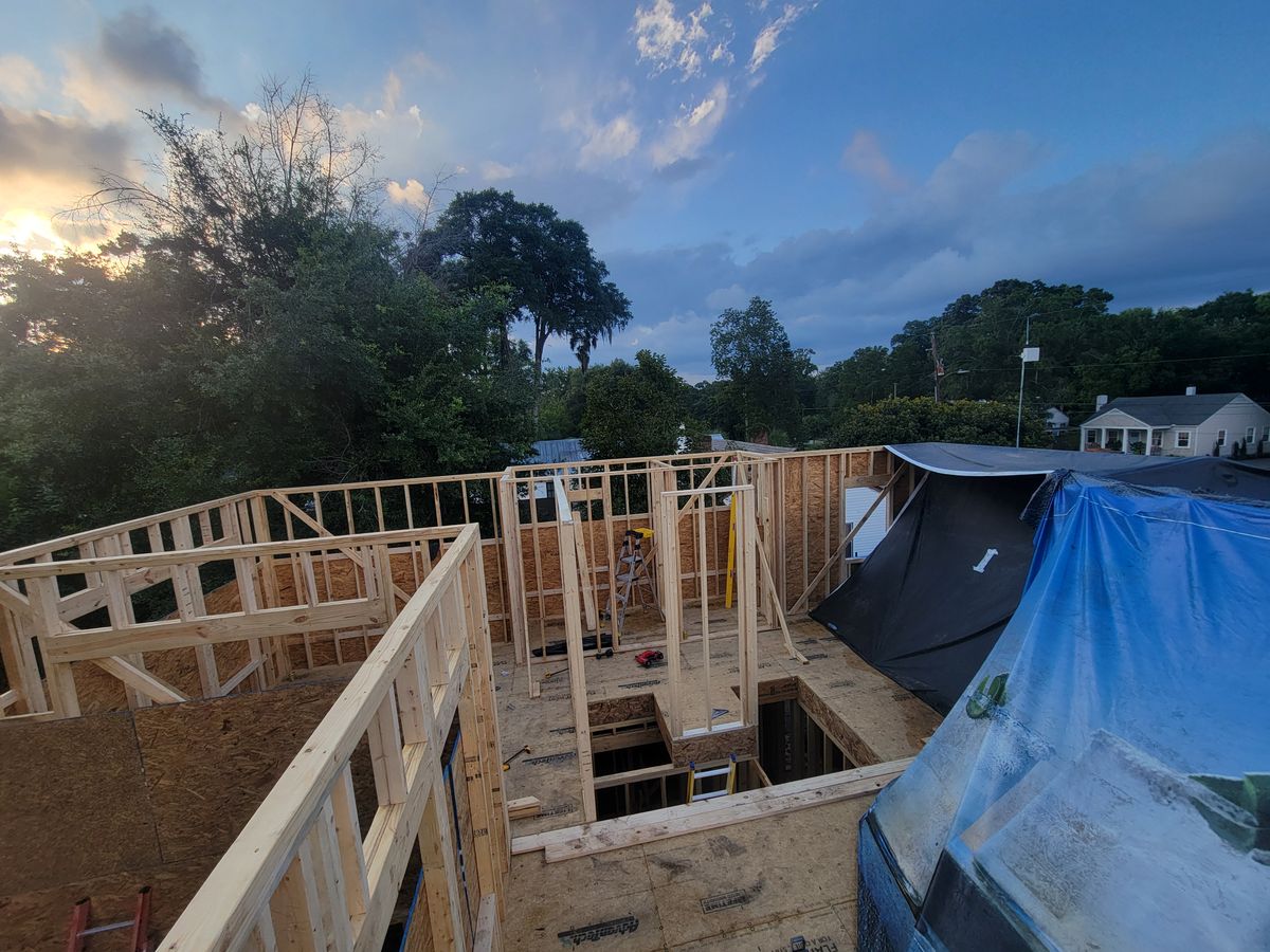 Framing for GVL Renovations in Greenville, SC