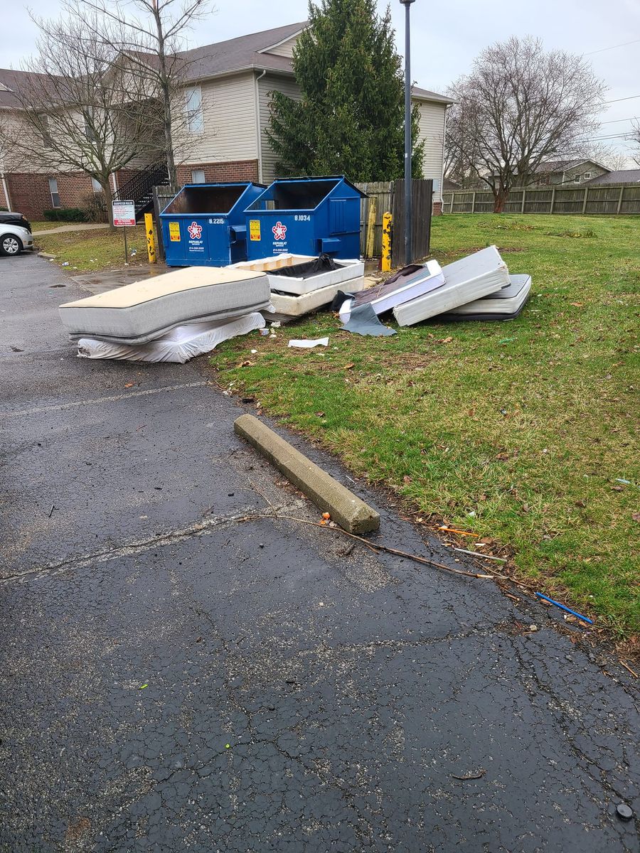 Illegal dump cleanup for Major Men Junk Removal in Columbus, OH