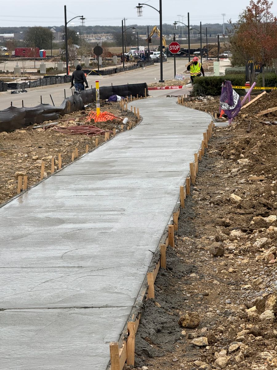 Grading for Socon Construction LLC in Dallas, TX