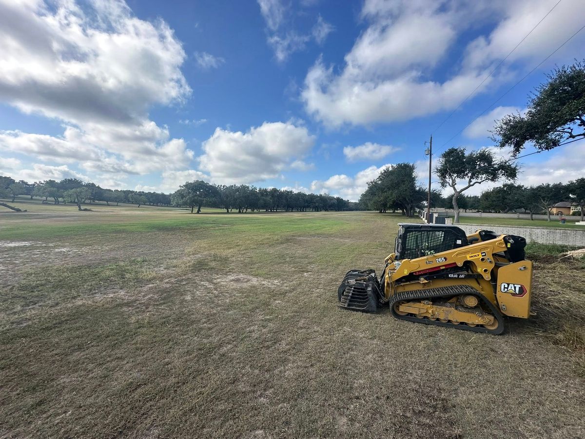 Property Grading for Strause Land Improvement & Construction in George West, TX