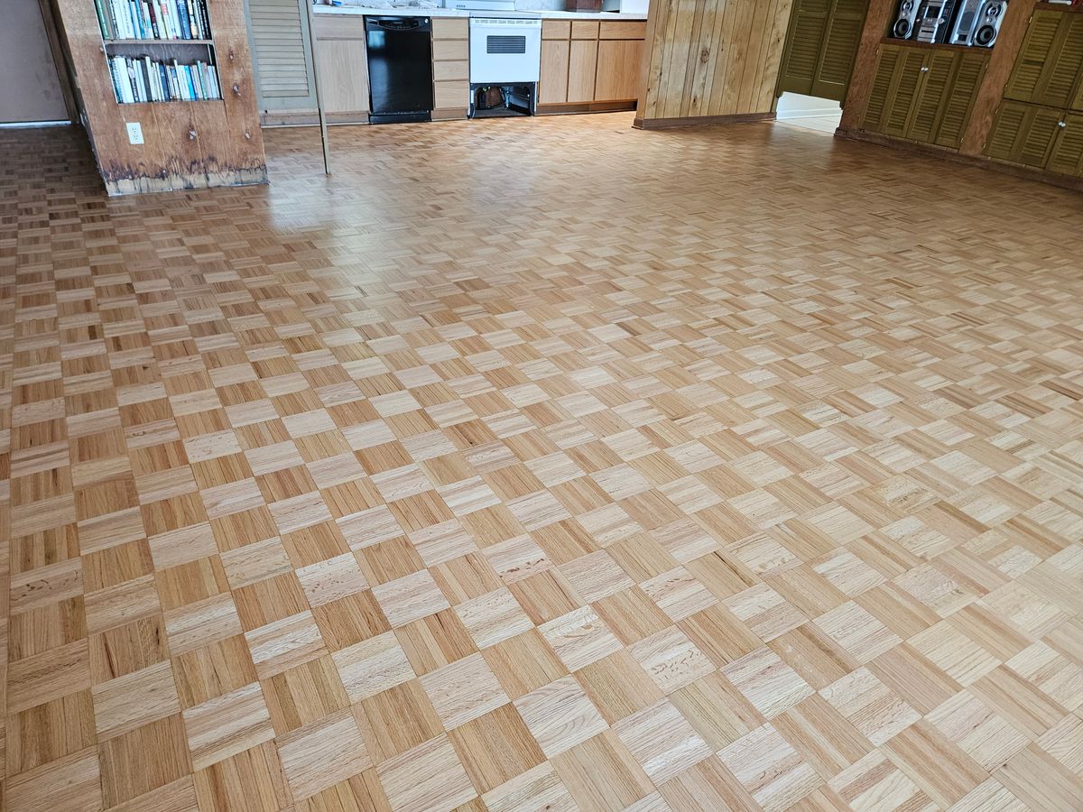 Refinish Old Hardwood for AVance Flooring in Bridgman, MI