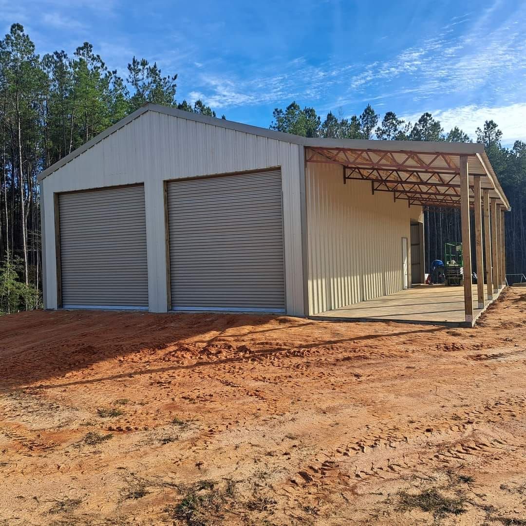 Garage Construction for BS Services and Construction in Jackson, MS