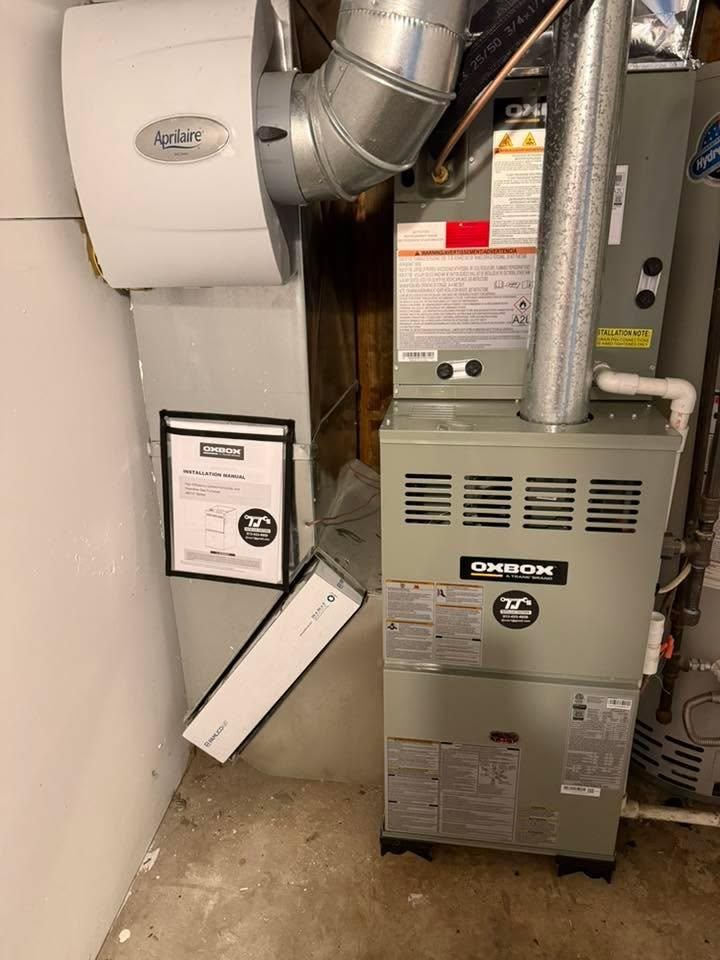 Air Quality Humidifiers and UV Lights Installs for TJS HVAC Services in Basehor, KS