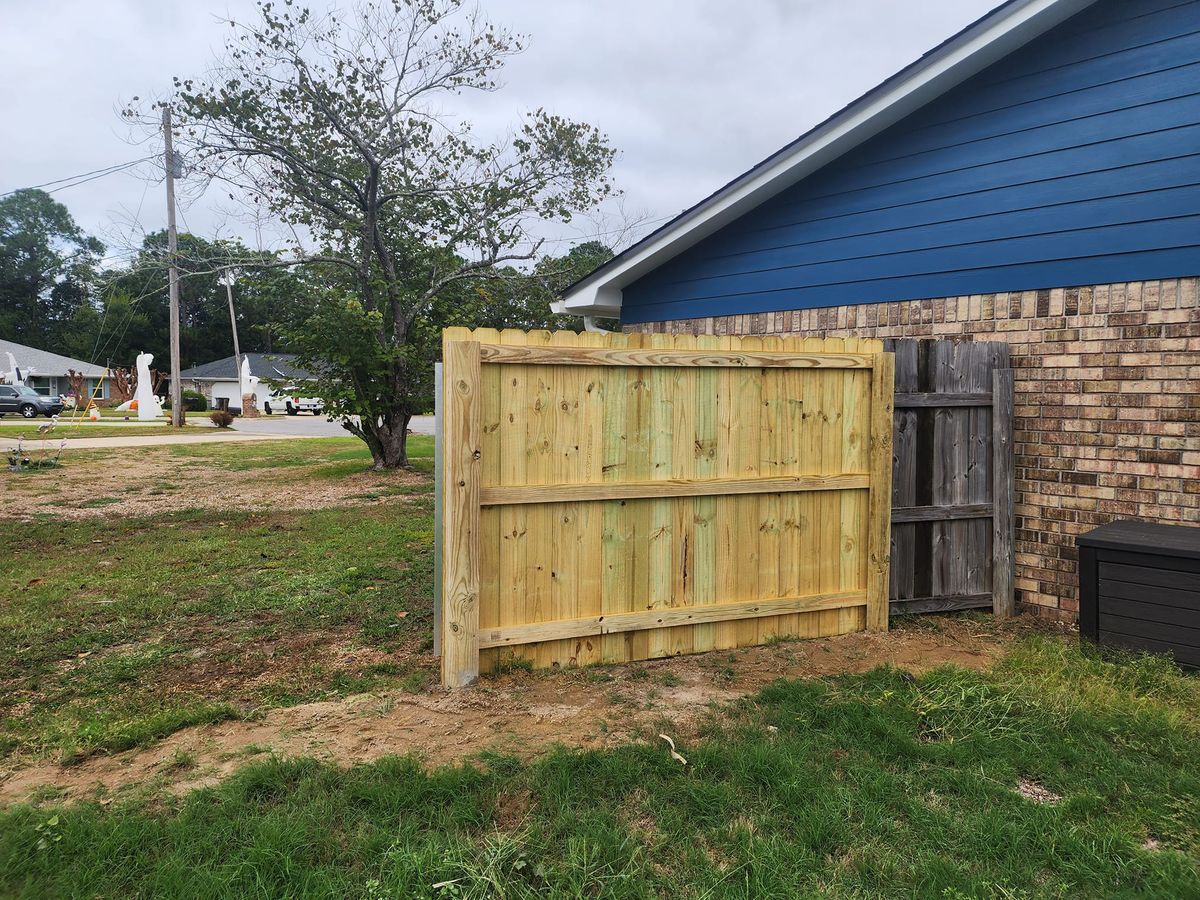 Fence Repair for Phillips Fencing Solutions in Pensacola, FL