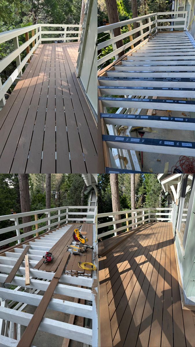 Deck & Patio Installation for Prodigy Construction in Lake Arrowhead, CA