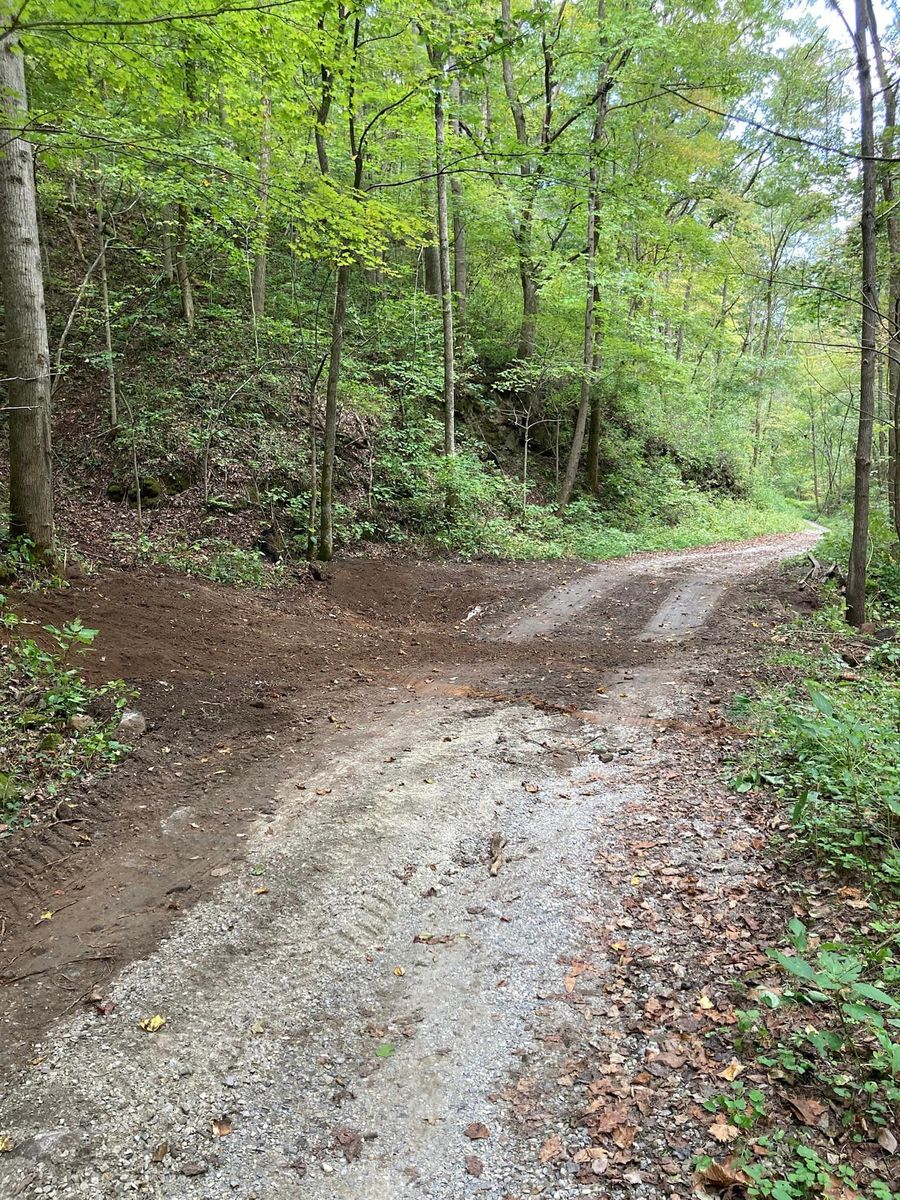 Gravel road construction & maintenance for NRV Tree Pro, LLC in Narrows, VA