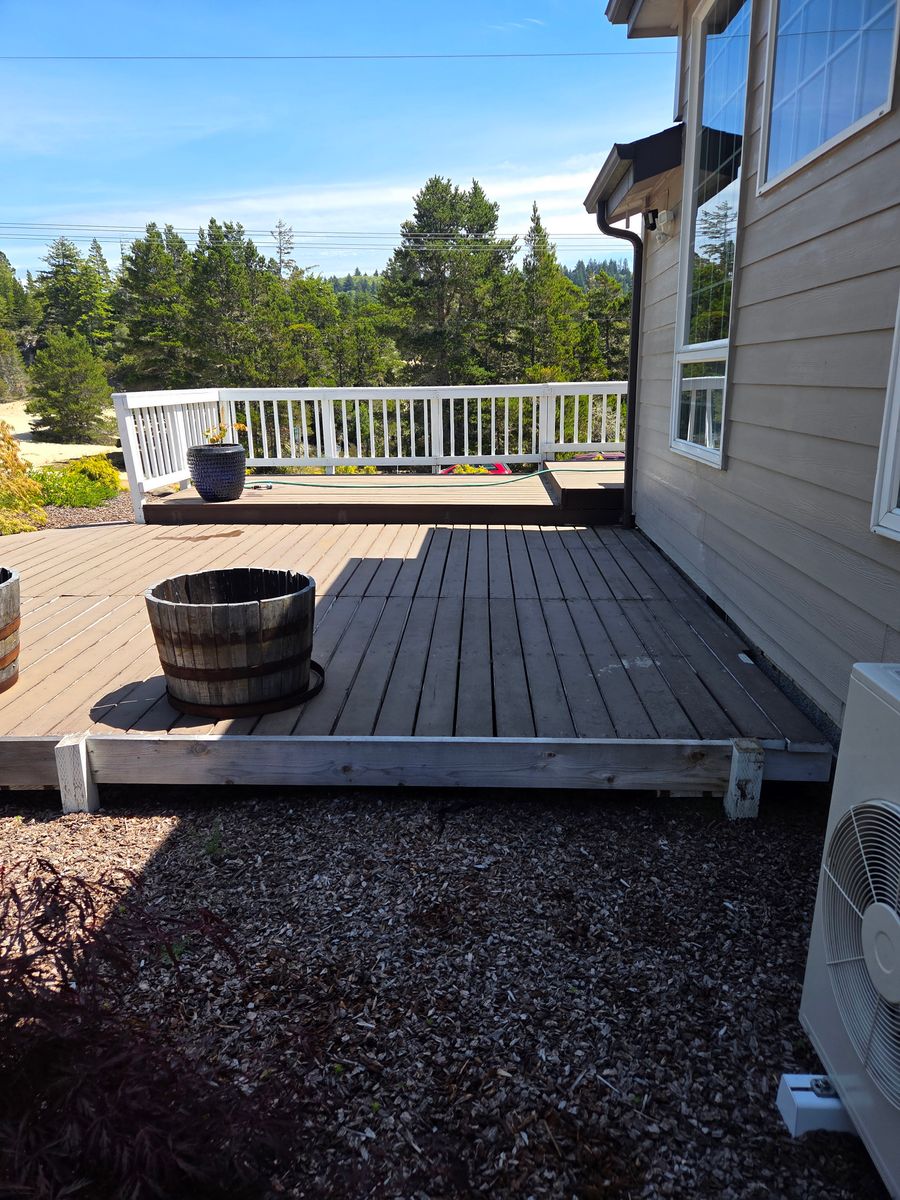 Deck Installation for BTC Construction in Florence, OR
