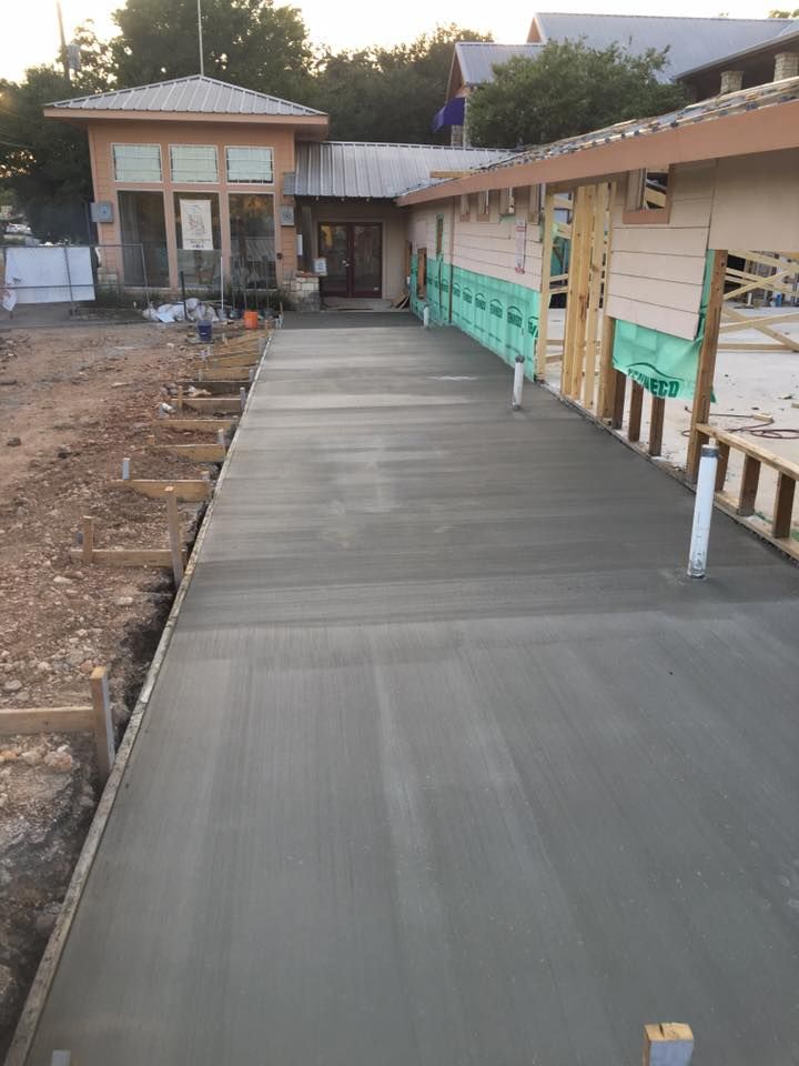 Patio Design & Installation for United Concrete Construction L.L.C in San Marcos, TX