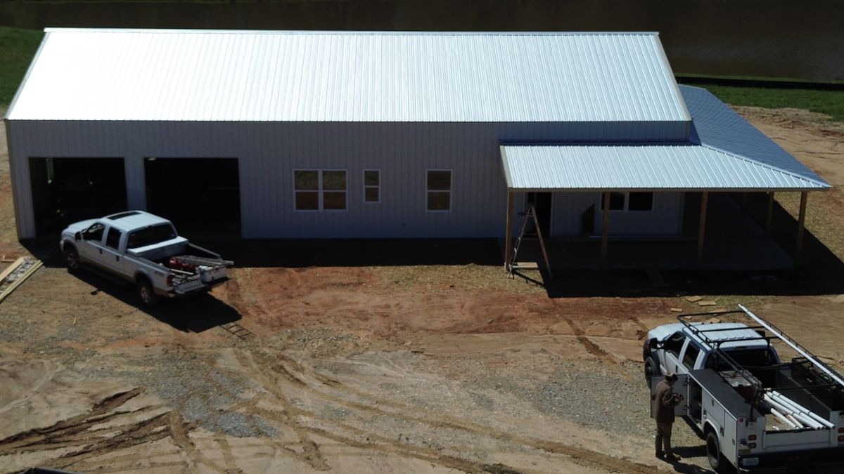 Pole Barn Construction for A Carpenter's Son in Williamson, GA