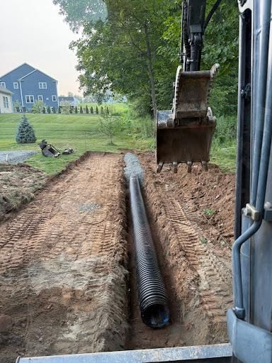 Drainage for Lennon Land Management in Suffield, CT