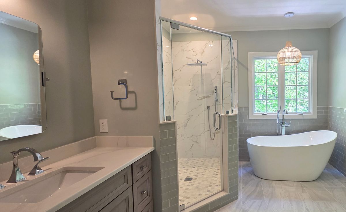 Bathroom Renovation for Wind Rose Construction in Raleigh, NC