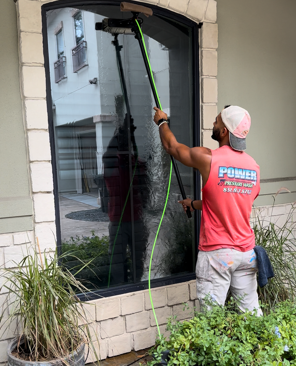 Window Cleaning for Power Pressure Wash in Houston, TX