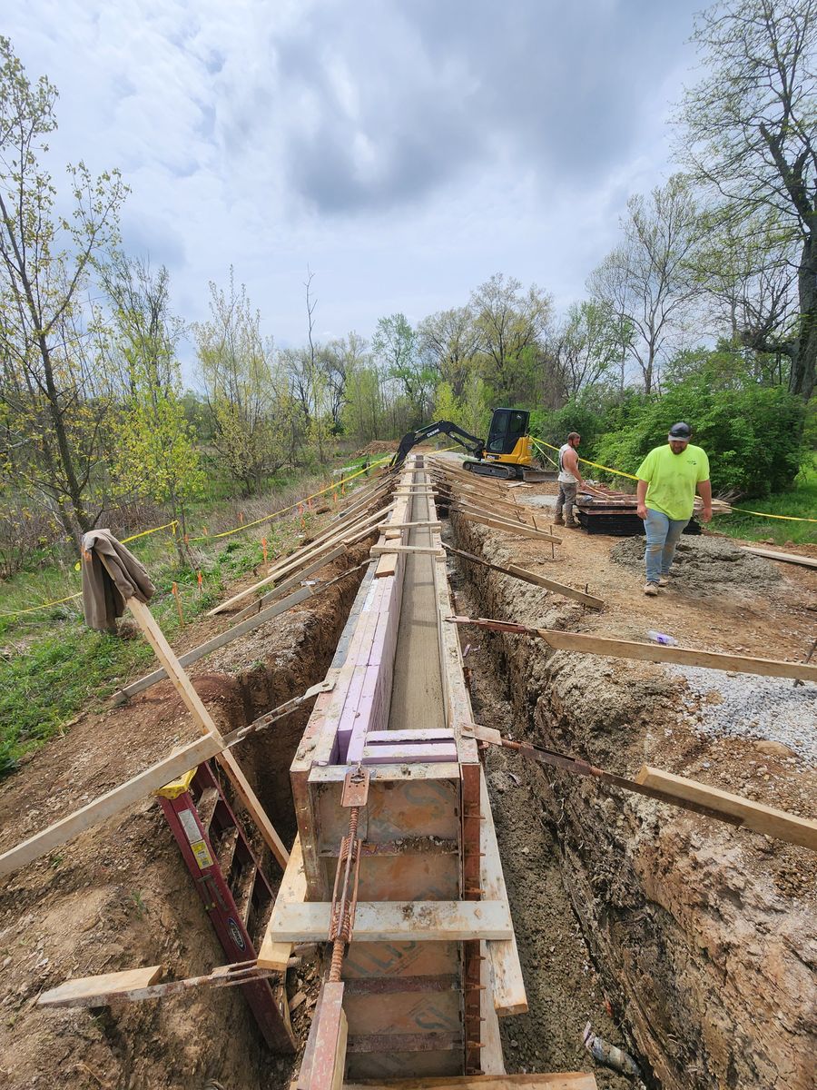 Concrete Foundation for New Edge Concrete in Mount Vernon, OH