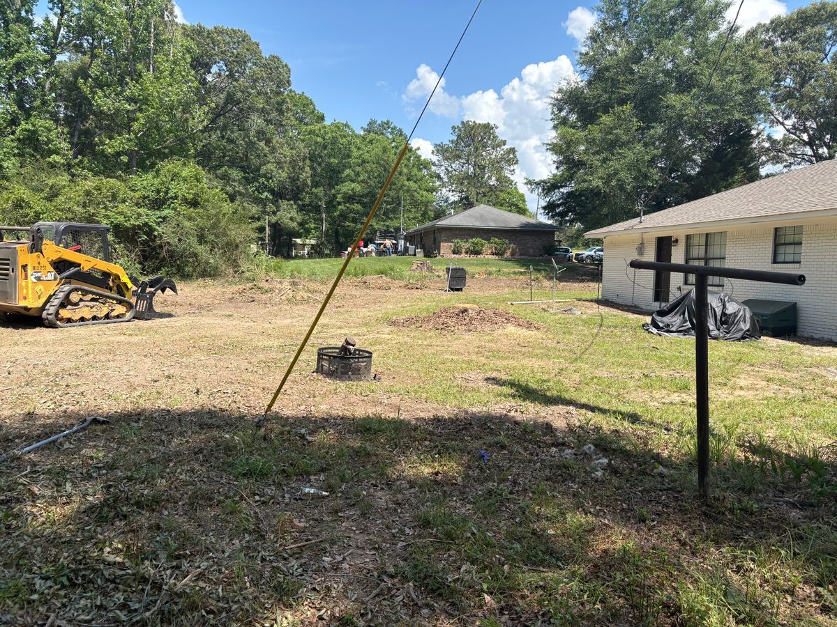 Land Clearing for Broadway & McMullen Construction in Hattiesburg, MS