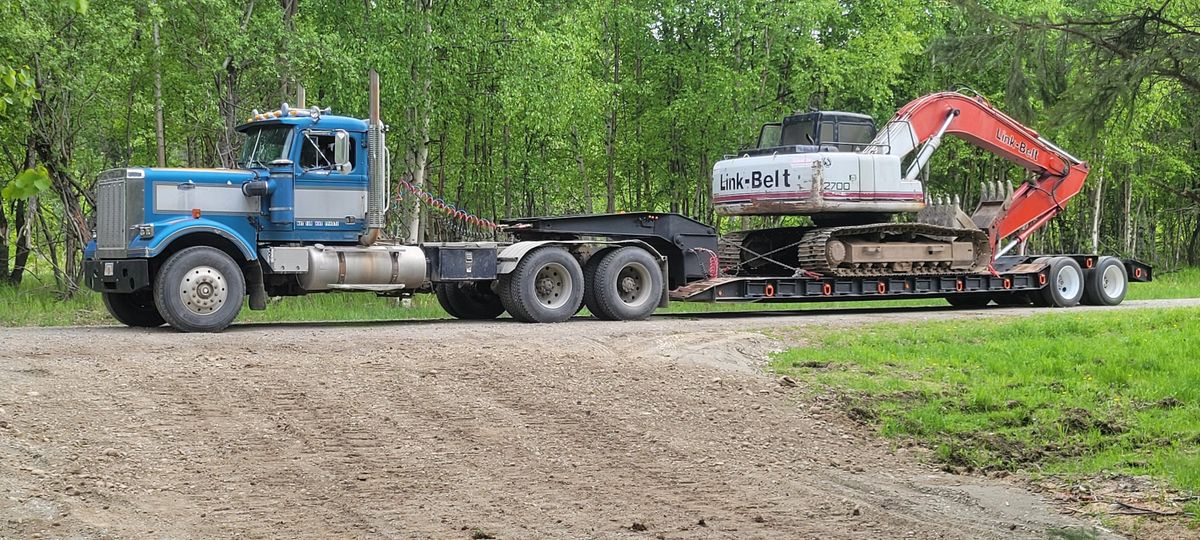 Land Grading for R.L.Moore in Wasilla, AK