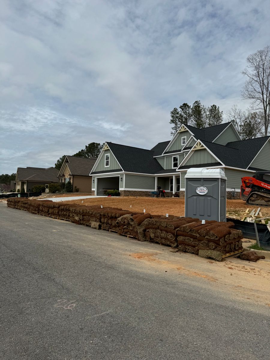 Sod installation for Galloway Landscaping in Acworth, GA