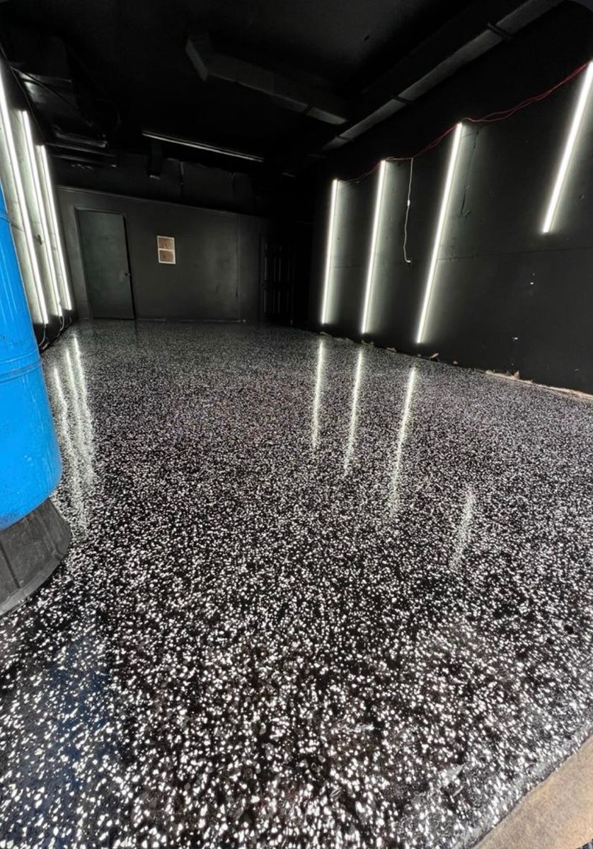 Epoxy Floors for Limitless Excavation & Land Clearing in Eugene, OR