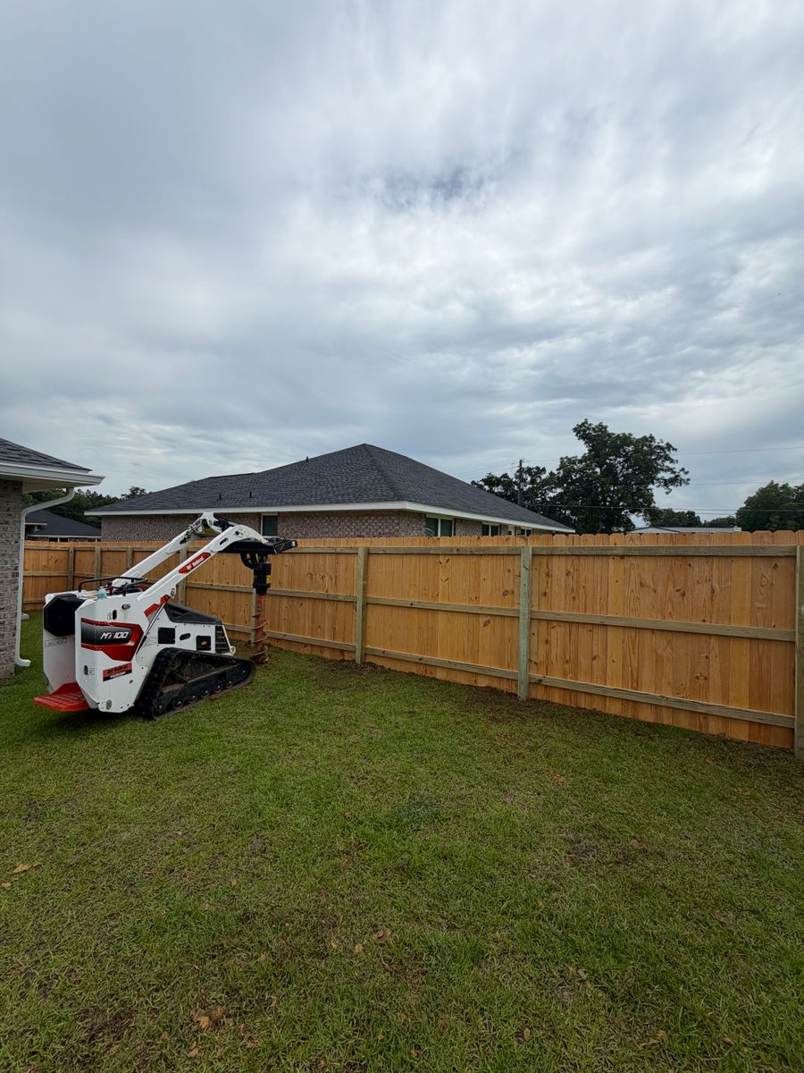 Fence Installation for Forrest Fencing in Pensacola, FL
