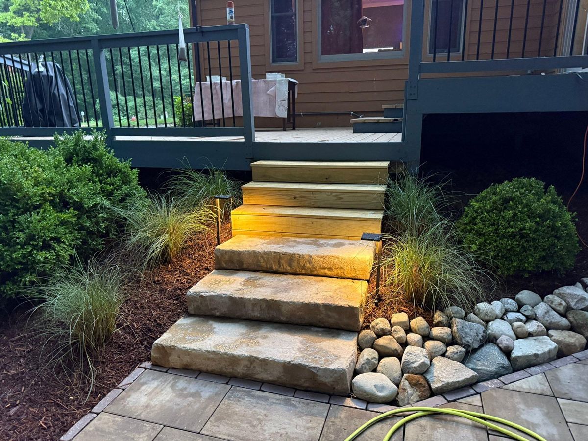 Flower Bed Installation for Hammond Landscape in Okemos, MI